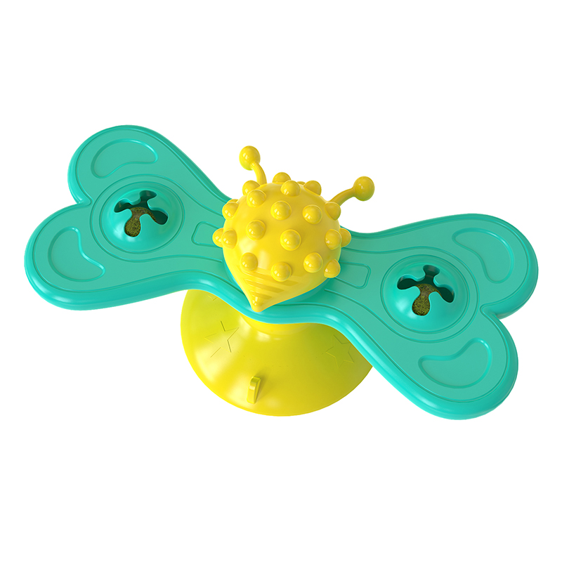 Household Pet Toys Cat Butterfly Carousel Pinwheel Cat Mint Playing Toys