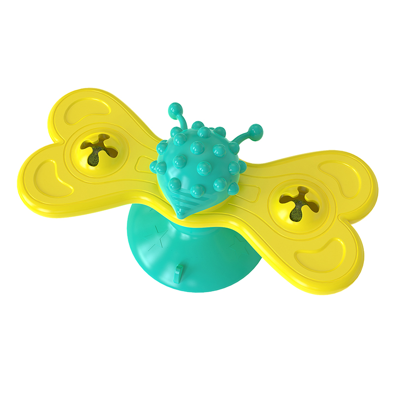 Household Pet Toys Cat Butterfly Carousel Pinwheel Cat Mint Playing Toys