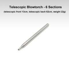 Stainless Steel Blowpipe Extendable Blowtorch Extendable Hose for Camping Blowtorch Outdoor Cookout