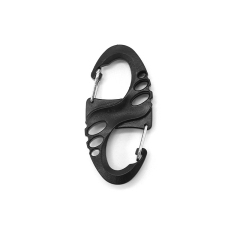 Outdoor Sports Hollowed out Plastic Buckle Keychain for Camping Hiking