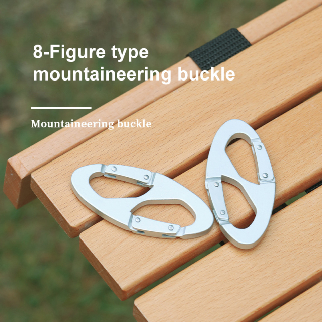 Aluminium Alloy Mountaineering Fast Hanging Buckle Outdoor Supplies for Camping Hiking