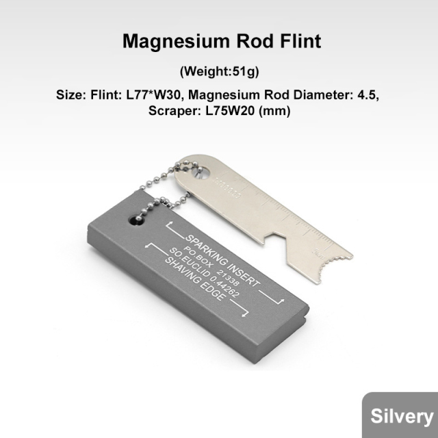 Waterproof Magnesium Stick Flint for Survival tools Camping Equipment
