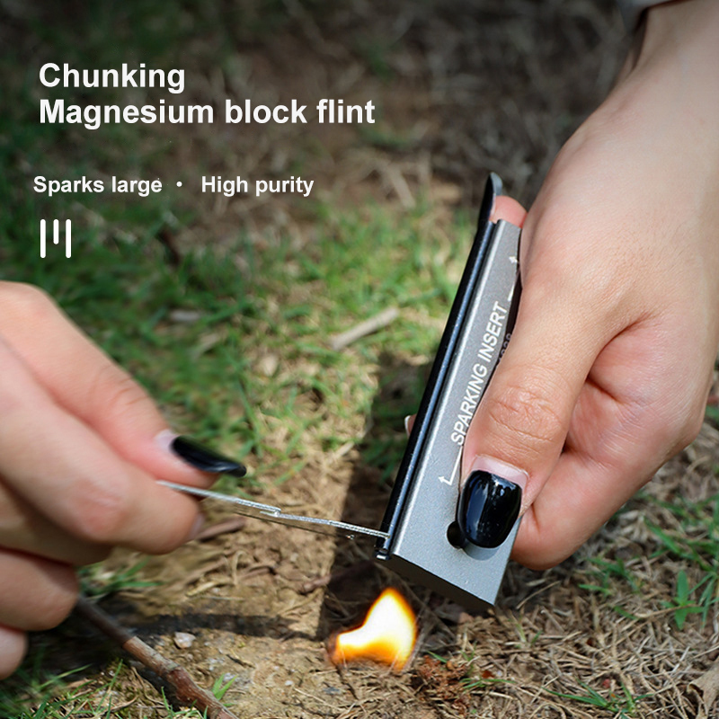 Waterproof Magnesium Stick Flint for Survival tools Camping Equipment