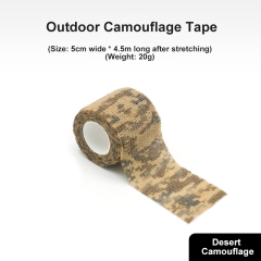 Self-adhesive Retractable Non-woven Outdoor Camouflage Tape Hunting Cycling Car Sticker Tape
