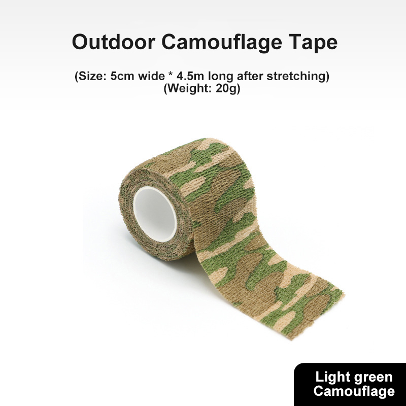Self-adhesive Retractable Non-woven Outdoor Camouflage Tape Hunting Cycling Car Sticker Tape