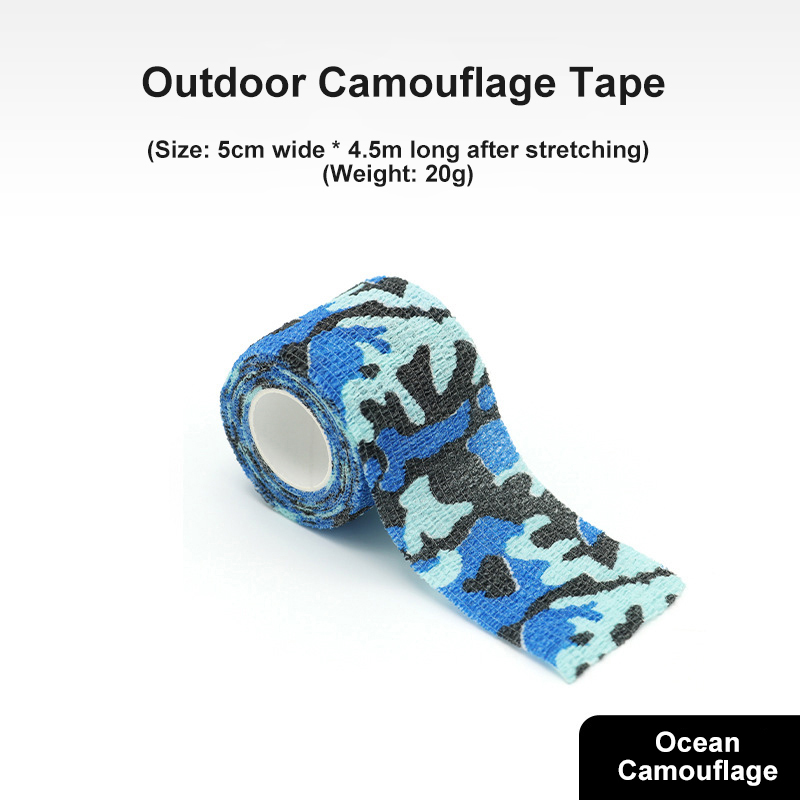 Self-adhesive Retractable Non-woven Outdoor Camouflage Tape Hunting Cycling Car Sticker Tape