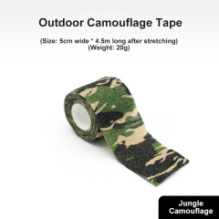 Self-adhesive Retractable Non-woven Outdoor Camouflage Tape Hunting Cycling Car Sticker Tape