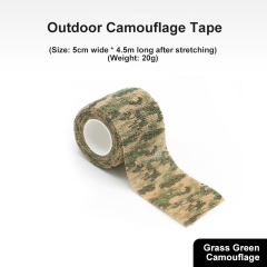 Self-adhesive Retractable Non-woven Outdoor Camouflage Tape Hunting Cycling Car Sticker Tape