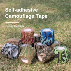 Self-adhesive Retractable Non-woven Outdoor Camouflage Tape Hunting Cycling Car Sticker Tape
