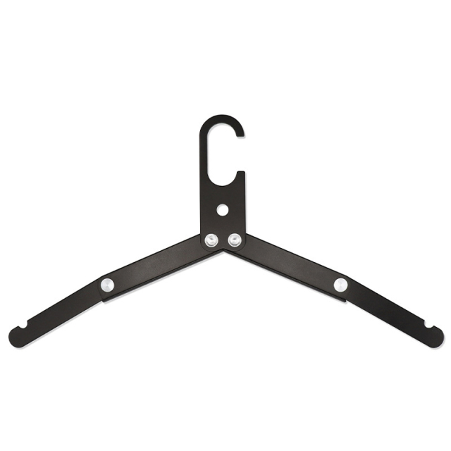 Aluminium Alloy Folding Drying Rack Home Camping Self-Driving Travel Simple Tri-fold Camping Hangers