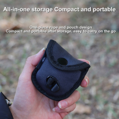 Card Bead Clothesline 3m Hanger Free Reflective Windproof Adjustable Portable Storage Rope Outdoor Hanging Rope