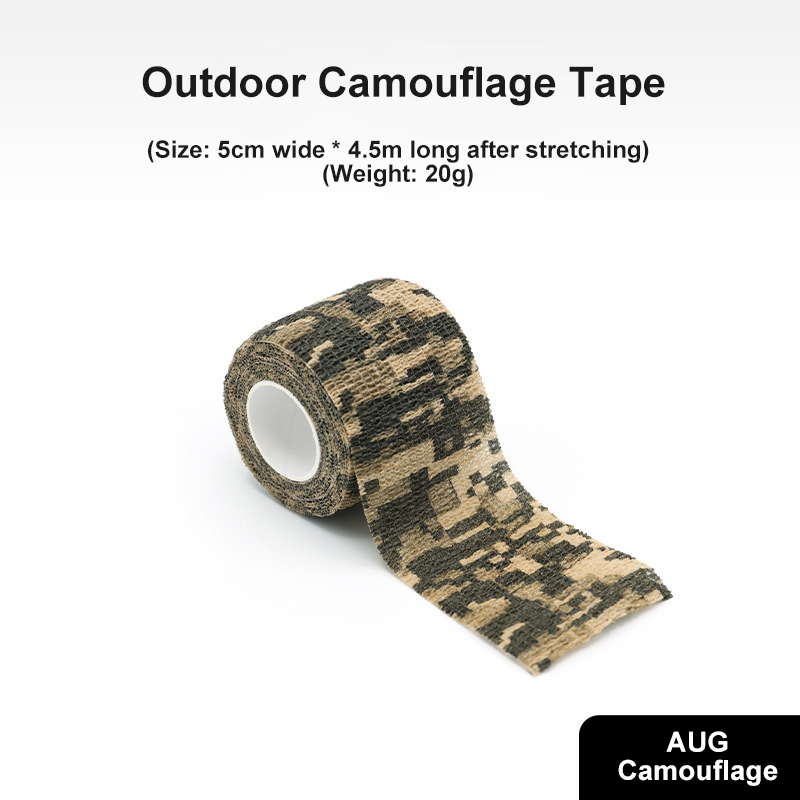 Self-adhesive Retractable Non-woven Outdoor Camouflage Tape Hunting Cycling Car Sticker Tape