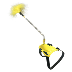 Retractable Cat Feather Toys Teaser Stick Toy Kitten for Indoor Cat Exercise Playing