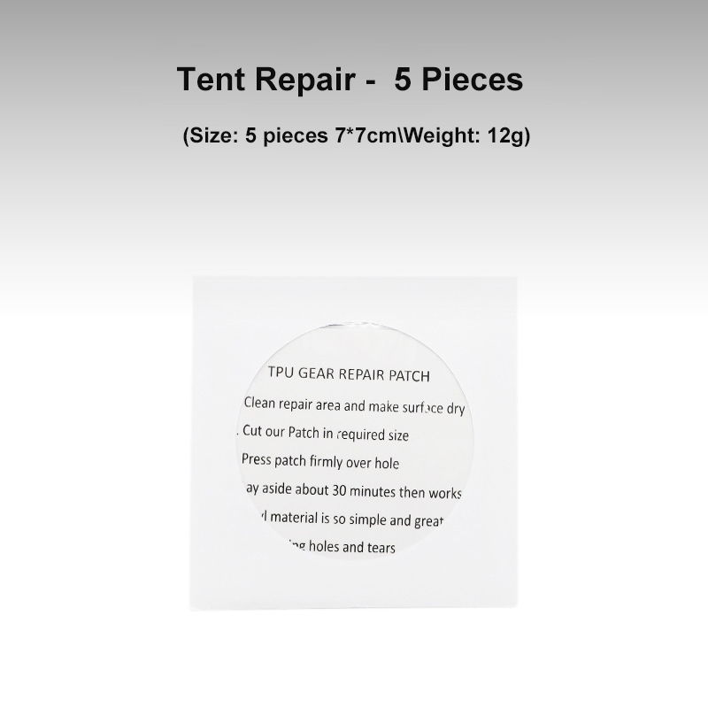 TPU Transparent Waterproof Repair Allowance Inflatable Product Repair Film Inflatable Clothes Hovercraft Tent Repair Tape