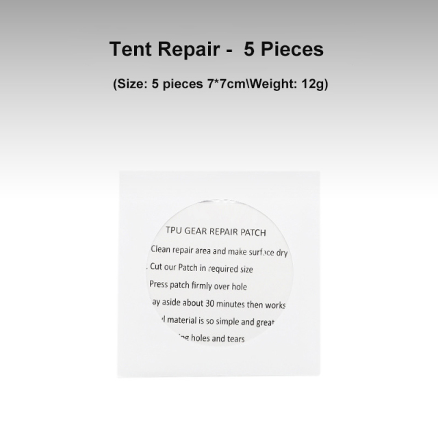 TPU Transparent Waterproof Repair Allowance Inflatable Product Repair Film Inflatable Clothes Hovercraft Tent Repair Tape