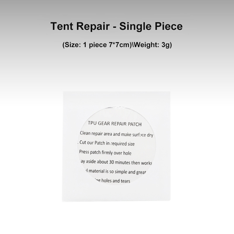 TPU Transparent Waterproof Repair Allowance Inflatable Product Repair Film Inflatable Clothes Hovercraft Tent Repair Tape