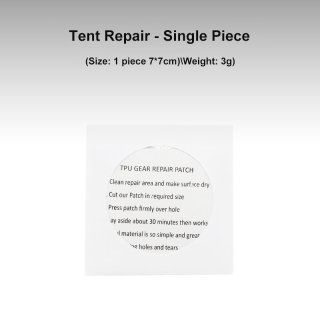 TPU Transparent Waterproof Repair Allowance Inflatable Product Repair Film Inflatable Clothes Hovercraft Tent Repair Tape