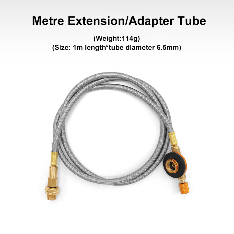 Outdoor Camping Stove Butane Gas Adapter Split Stove Converter Connection Hose for Cooking Picnic Accessory Equipment