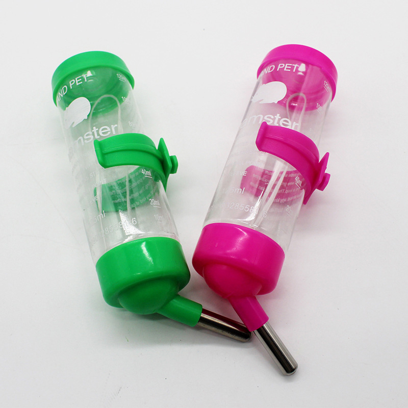 Hamster Drinker Golden Bear Guinea Pig 60ml 80ml 125ml Water Bottle Pet Supplies