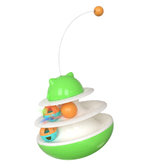 Pet Supplies Interactive Food Container Cat Sticks Leakage Rotary Table Ball Toys