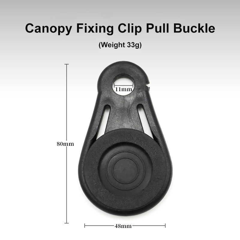 Outdoor Camping Mountaineering Tent Clip Canopy Awning Pergola Fixed Buckle Drawstring