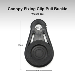 Outdoor Camping Mountaineering Tent Clip Canopy Awning Pergola Fixed Buckle Drawstring