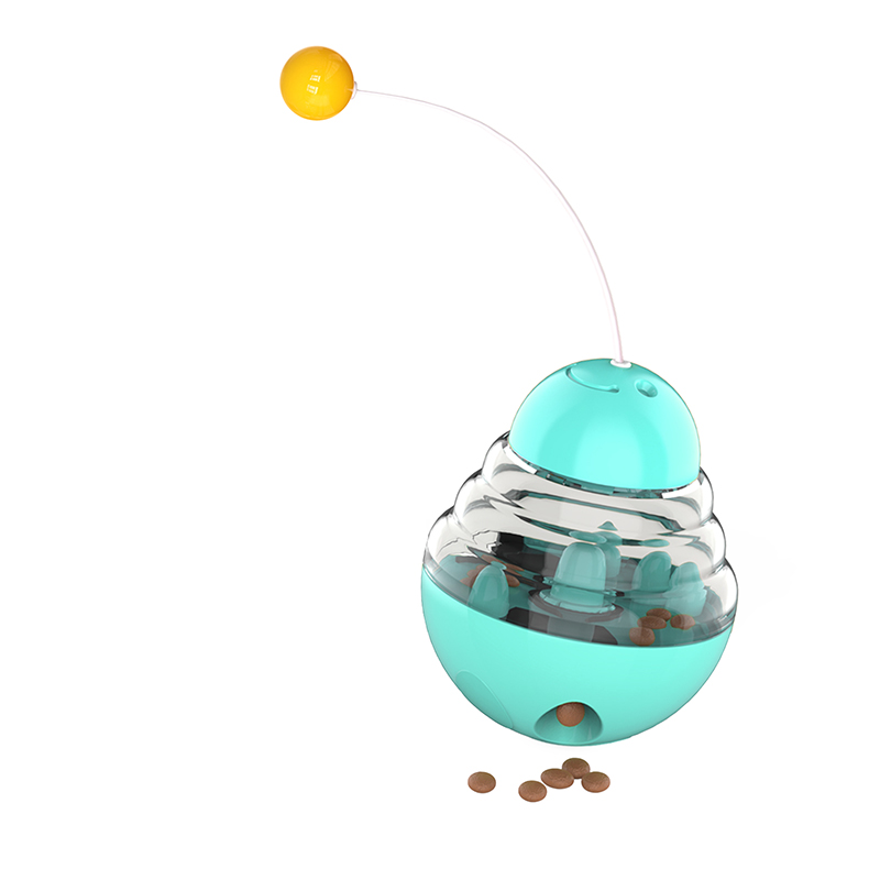 Interactive Pet Cat Toys Food Container Dispenser Ball for Cat IQ Treat Ball Smarter Playing Training Pet Supplies
