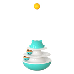Pet Supplies Interactive Food Container Cat Sticks Leakage Rotary Table Ball Toys