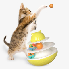 Pet Supplies Interactive Food Container Cat Sticks Leakage Rotary Table Ball Toys