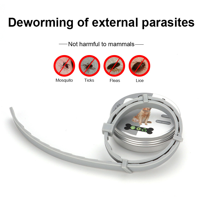 Retractable Flea & Mosquito Insect Repellent Pet Collar for Cat Dog Waterproof Necklace