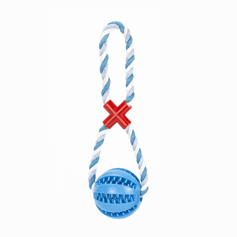 Pet Teething Silicone Toys Watermelon Leakage Ball Bite-resistant Teeth Cleaning Chewing Dog Toy