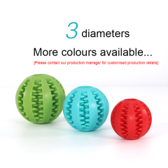 Pet Teething Silicone Toys Watermelon Leakage Ball Bite-resistant Teeth Cleaning Chewing Dog Toy