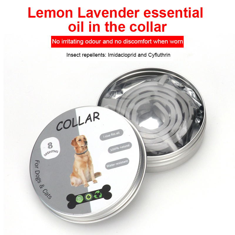 Retractable Flea & Mosquito Insect Repellent Pet Collar for Cat Dog Waterproof Necklace