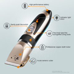 Pet Grooming Kit Rechargeable Cordless Electric Hair Clipper Trimmer Set for Dog Cat