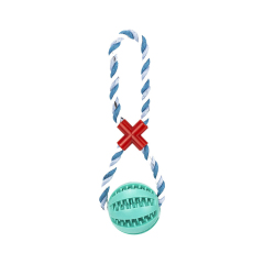 Pet Teething Silicone Toys Watermelon Leakage Ball Bite-resistant Teeth Cleaning Chewing Dog Toy