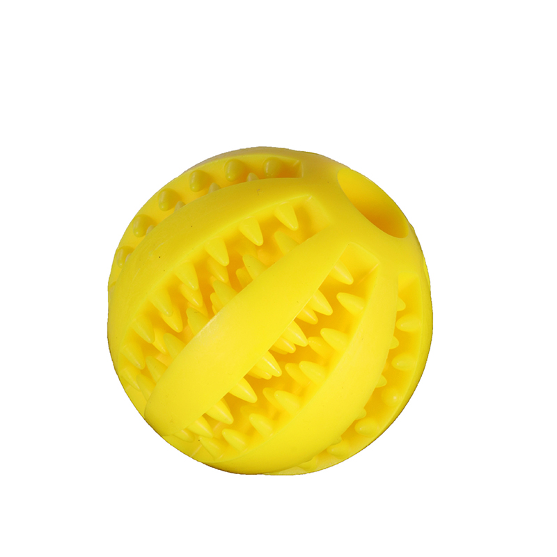 Pet Teething Silicone Toys Watermelon Leakage Ball Bite-resistant Teeth Cleaning Chewing Dog Toy