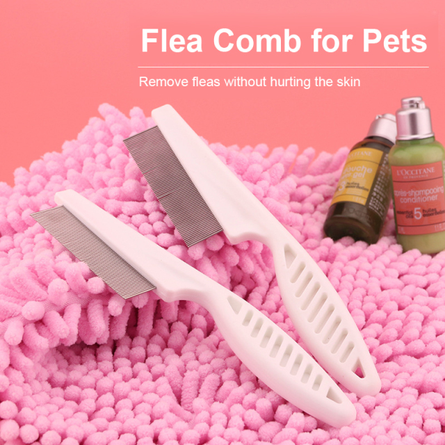 Super Dense Needle Comb Flea Comb for Dog Cat Pet Brush