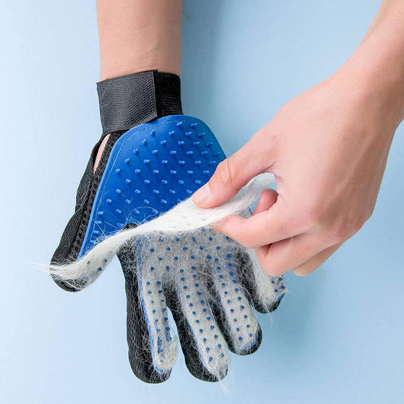 Rubber Pet Bath Mittens Grooming Glove for Brush Dog Deshedding Cleaning Pet Supplies