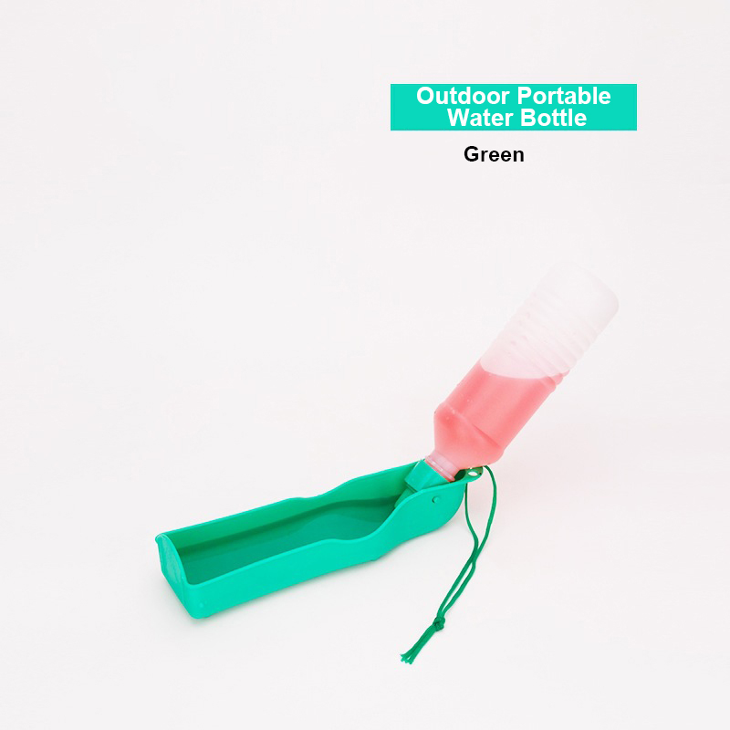 300ml 500ml Creative Portable Pet Dog Plastic Folding Water Bottle for Outdoor Travel Drinking Water Feeder Bowl