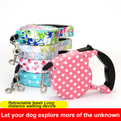 Automatic Telescopic Pet Traction Rope With Metal Lock for Dog Cat Supplies