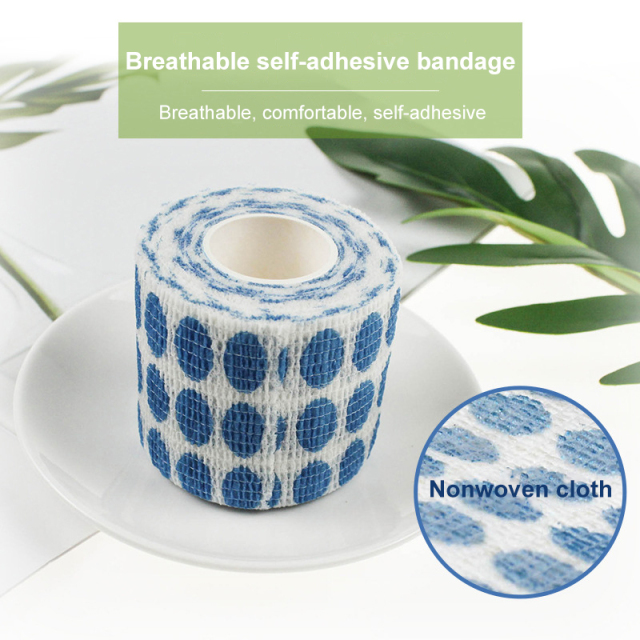 Pet Bandage 4.5M Waterproof Elastic Breathable Self Adherent Wrap for Cats Dogs Tape