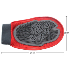 Finger Cleaning Glove Brush Comb For Pet Dog Cat Massage Remover Grooming