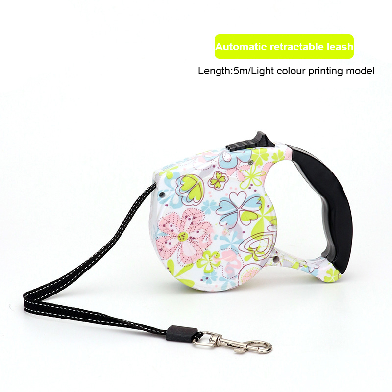 Automatic Telescopic Pet Traction Rope With Metal Lock for Dog Cat Supplies