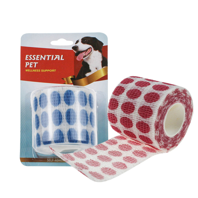 Pet Bandage 4.5M Waterproof Elastic Breathable Self Adherent Wrap for Cats Dogs Tape