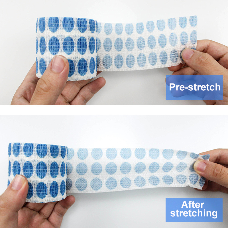 Pet Bandage 4.5M Waterproof Elastic Breathable Self Adherent Wrap for Cats Dogs Tape
