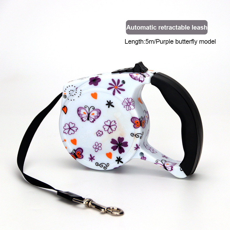 Automatic Telescopic Pet Traction Rope With Metal Lock for Dog Cat Supplies