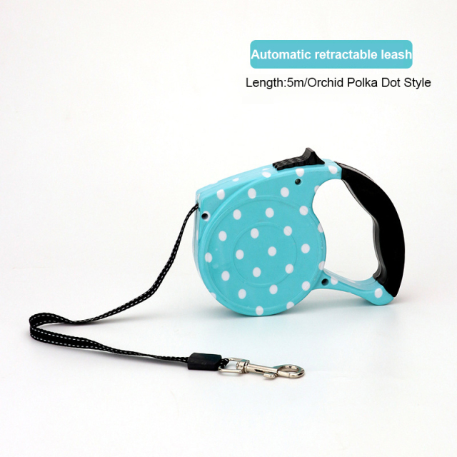 Automatic Telescopic Pet Traction Rope With Metal Lock for Dog Cat Supplies