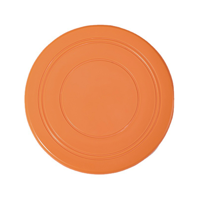 Soft Thick Silicone Pet Mat Round Mini Flying Disc Rubber Dog Toy Ring Silicone Frisbeed for Outdoor Training