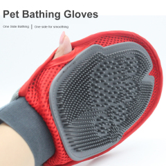Finger Cleaning Glove Brush Comb For Pet Dog Cat Massage Remover Grooming