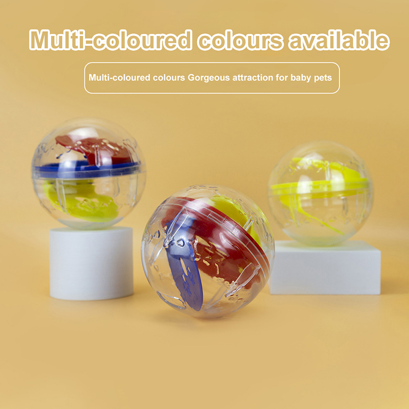 Interactive Food Toys Treat Dispenser Cat Dog Transparent Ball Feeder for Pet Supplier 